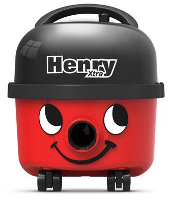 Numatic Henry Xtra HVX-160-11 met Kits XS0 - Stofzuiger met zak - Rood