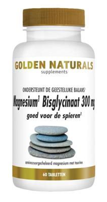 Golden Naturals Magnesium Bisglycinaat 300mg Tabletten Golden Naturals Magnesium Bisglycinaat 300mg Tabletten
