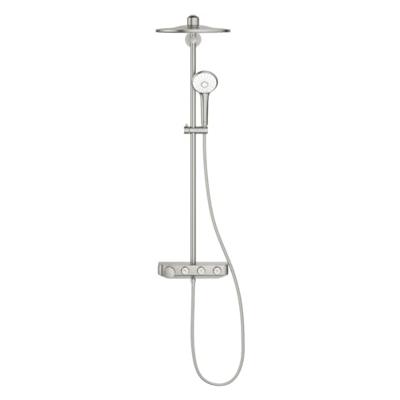 Grohe Euphoria SmartControl 310 regendoucheset met 5 straalsoorten en thermostaatkraan Ø31cm supersteel