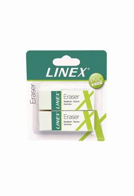 Linex gum, wit, blister van 2 stuks