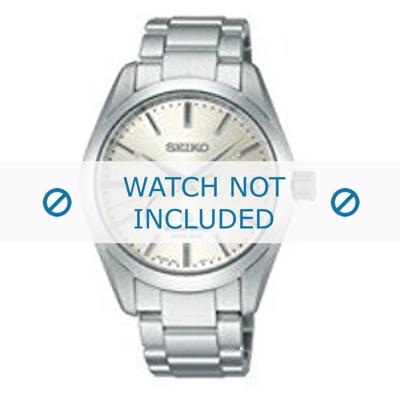 Seiko horlogeband 9R65-0BH0-SBGA083G / SBGA085G Staal Zilver Seiko horlogeband 9R65-0BH0-SBGA083G / SBGA085G Staal Zilver