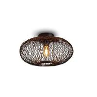 GOOD&MOJO Plafondlamp 'Cango' Bamboe, 40cm, kleur Zwart - thumbnail