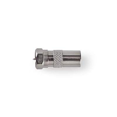 Nedis CSGB41953ME Satelliet- En Antenne-adapter F Female - Coax Male Metaal - thumbnail