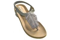 Boho feather slippers - thumbnail