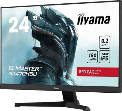 Iiyama G-Master Red Eagle G2470HSU-B6 24 Full HD 180Hz IPS Gaming Monitor - thumbnail
