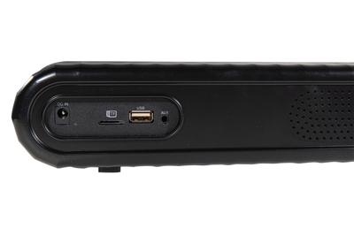 Trevi SB 8312 Mini Soundbar 2.0 30 W met Bluetooth, USB, MicroSD, AUX-IN, minimale ingromber, automatische uitschakeling bij signaaluitval, ideaal voor kleine en middelgrote televisies