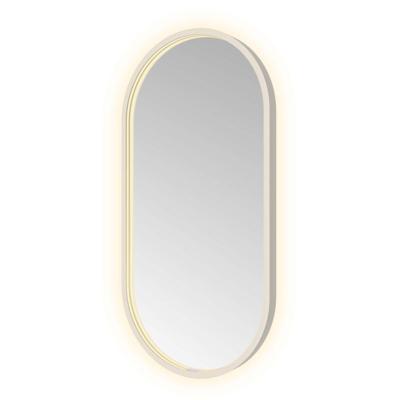 Spiegel Hotbath &MORE 80x40 cm LED-Verlichting Spiegelverwarming Ovaal RVS Spiegel Hotbath &MORE 80x40 cm LED-Verlichting Spiegelverwarming Ovaal RVS