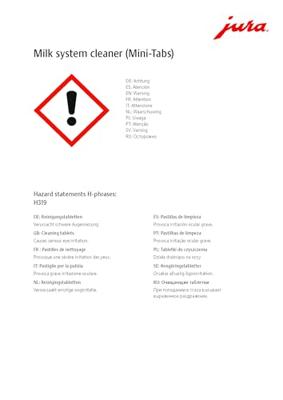 Jura Melksysteemreiniger Mini-Tabs Reinigingstablet Wit