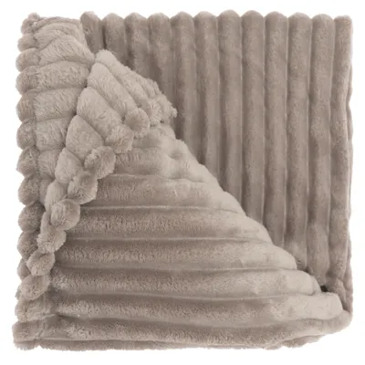 Unique Living plaid lex 150x200cm taupe