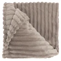 Unique Living plaid lex 150x200cm taupe - thumbnail