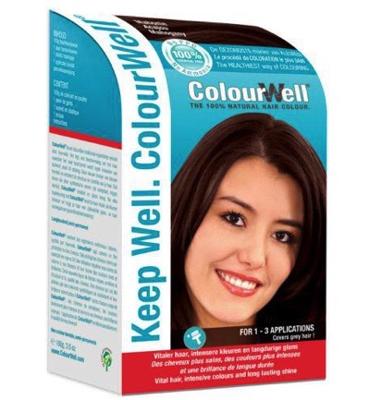 Colourwell 100% Natuurlijke haarkleur mahonie 100 Gram