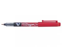 Fineliner pilot v sign rond 0.6 mm rood - thumbnail