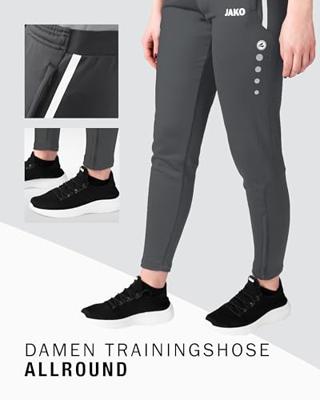 JAKO 8489D Trainingsbroek Allround Dames - Antra Light - 40