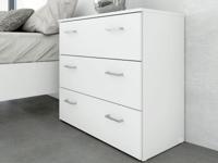 Commode SPACIO 3 lades wit - thumbnail