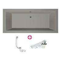 Ligbad Society 190X120X50 cm Cement MegaBath - thumbnail