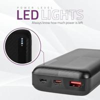 Nedis Powerbank | 20000 mAh | 1.5 / 2.0 / 3.0 A | Outputs: 2 | Output: 1x USB-A / 1x USB-C | Inputs: 1x Micro USB / 1x USB-C | PD2.0 18W | - thumbnail