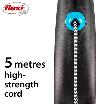 Flexi rollijn black design cord blauw Flexi rollijn black design cord blauw