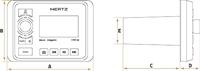 HERTZ HMR 50 - FM/USB/BT 4X50 WATT, 3 ZONES - thumbnail