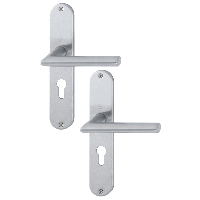 Hoppe deurbeslag Amsterdam pc72 afgerond E1400Z/302 rvs - thumbnail