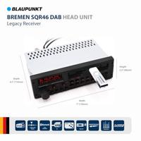 Blaupunkt Bremen SQR 46 DAB Autoradio enkel DIN DAB+ tuner, Bluetooth handsfree, Retrodesign - thumbnail