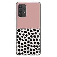 Samsung Galaxy A32 4G siliconen hoesje - Pink dots - thumbnail