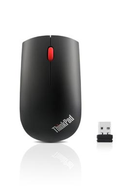 Wireless muis Lenovo ThinkPad Essential Zwart Grijs 1200 DPI
