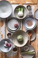 Mica Decorations Tabo Dinerbord - Ø26,5 cm - Grijs - thumbnail