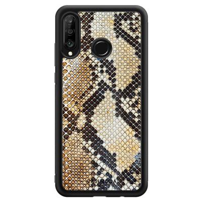 Huawei P30 Lite hoesje - Golden snake Huawei P30 Lite hoesje - Golden snake