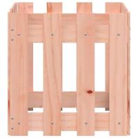 Plantenbak met hekontwerp 40x40x40 cm massief douglashout - thumbnail