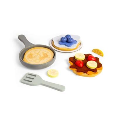 Bigjigs houten pannenkoeken speelset, 16dlg. - thumbnail