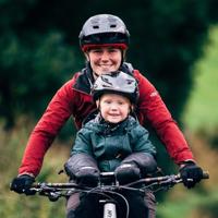 Kids ride shotgun pogies handlebar cuffs - thumbnail