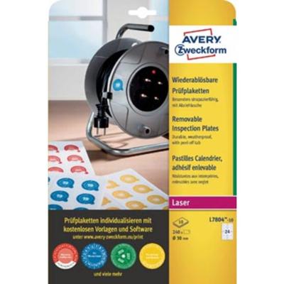 Avery-Zweckform Wit 240 stuk(s)