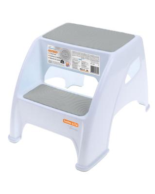 Opstapje - DREAMBABY - Toddler & Me 2 Up - Antislip en gestructureerd - Tot 145kg voor kleintjes en volwassenen - Grijs