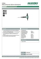 HiKOKI H70SA LAZ hakhamer 30mm zeskant - thumbnail