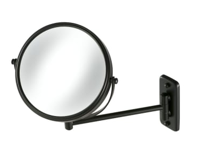 Scheer- en Make-up Spiegel Geesa Nemox Wand 3x Vergrotend Zwart - thumbnail