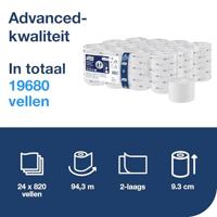 Toiletpapier tork t7 advanced 2laags 94m wit - thumbnail