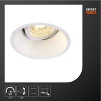 SLV 113141 Horn-T Inbouwlamp LED GU10 50 W Wit (mat) - thumbnail