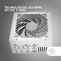 Voedingsbron Mars Gaming MPB1000SIMW ATX 1000 W 80 Plus Gold - thumbnail