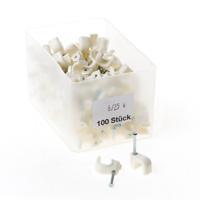 Kabelbeugels wit 8mm 8/25w - thumbnail
