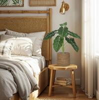 Alocasia Frydek Kunstplant 60cm Groen - thumbnail