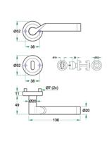 Krukgarn SEVILLE-Z rvs mat/glans SL - thumbnail