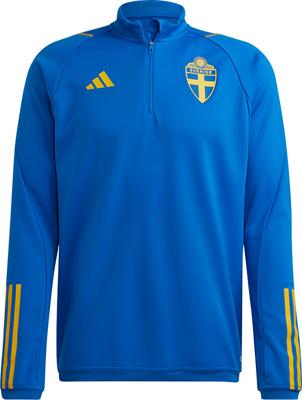 Zweden 1/4 Zip Trainingspak Senior 2022-2023 - Maat L - Kleur: GeelBlauw | Soccerfanshop