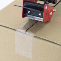 Verpakkingstape dispenser Rapesco Germ-Savvy 960 antibacterieel met transparante tape zwart - thumbnail