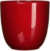 Mica Decorations bloempot Tusca 8,5x7,5 cm donkerrood - thumbnail