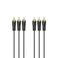 Hama Audio-/videokabel verguld 1,5m - thumbnail