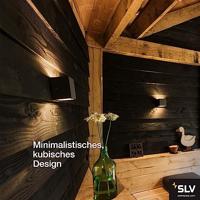 SLV SITRA CUBE 1002032 LED-buitenlamp (wand) 10 W Antraciet - thumbnail