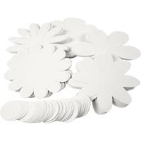 Creativ Company Bloemen, d 20 cm, 400 gr, wit, 5x20 stuk/ 1 doos - thumbnail