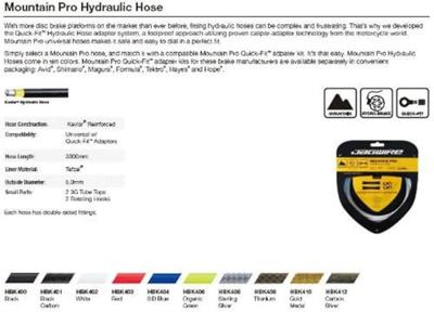 JAGWIRE Pro hydraulic hose kit - orange