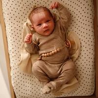 Mushie aankleedkussenhoes Retro Stripes - thumbnail