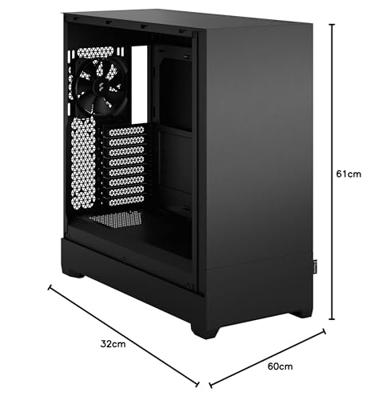 Fractal Design Pop XL Silent Tower PC-behuizing Zwart Fractal Design Pop XL Silent Tower PC-behuizing Zwart